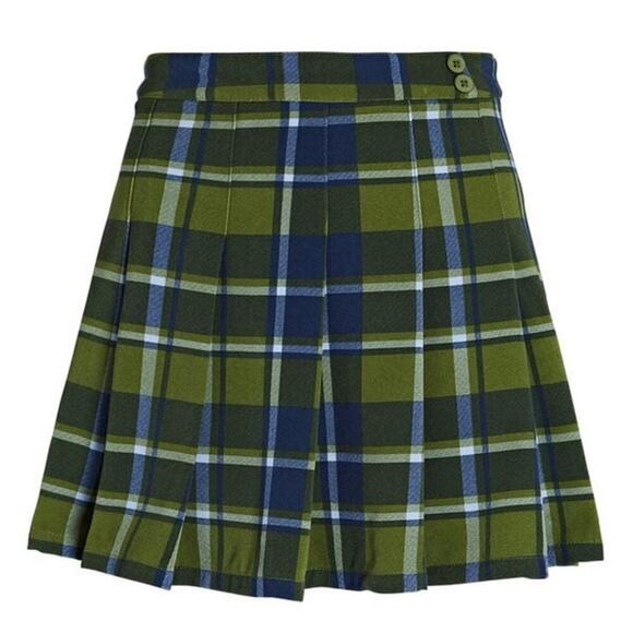 WEWOREWHAT NWT Plaid Twill Tennis Mini Skirt Size 2 128.00 - Picture 7 of 8